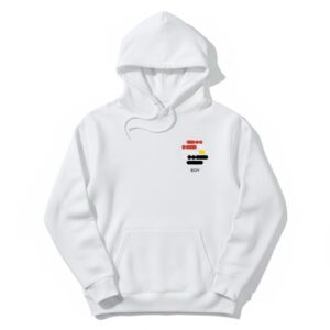 Dots Egypt Full Sleeve Black Hoodie Fleece Sweatshirt